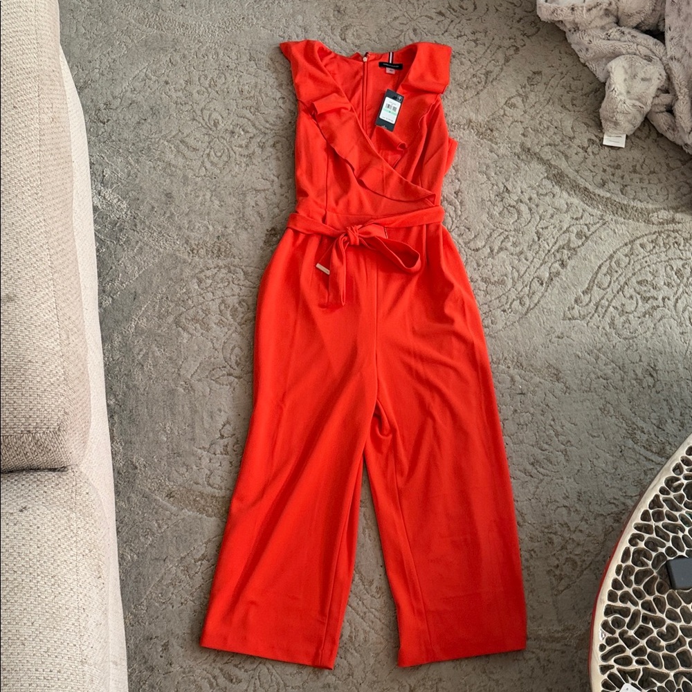 Elegant Orange Tommy Hilfiger Jumpsuit